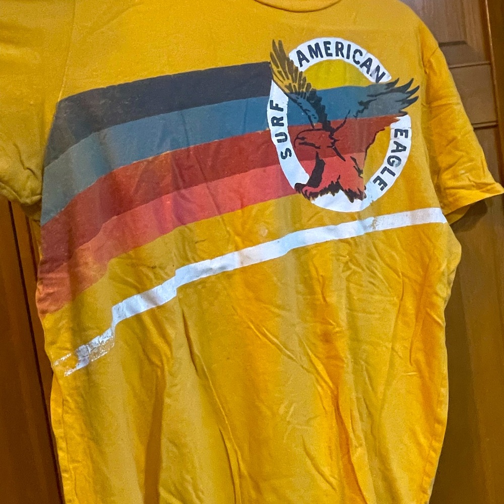Men’s XL Yellow American Eagle Shirt